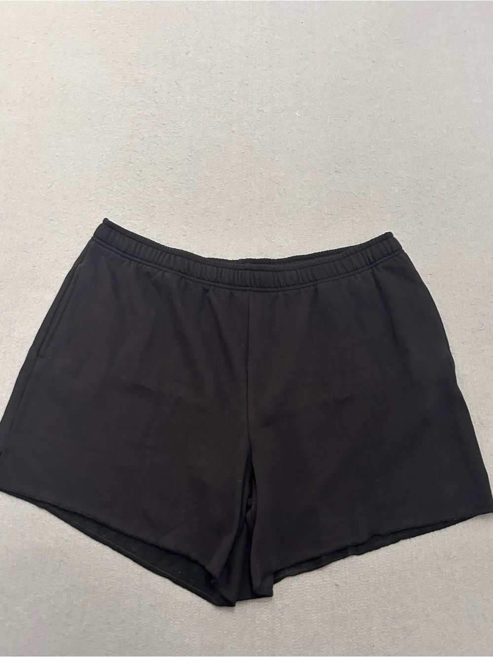 PINK Victoria's Secret Black Women's Athletic Shorts with White Logo Size XXL - Picture 2 of 4